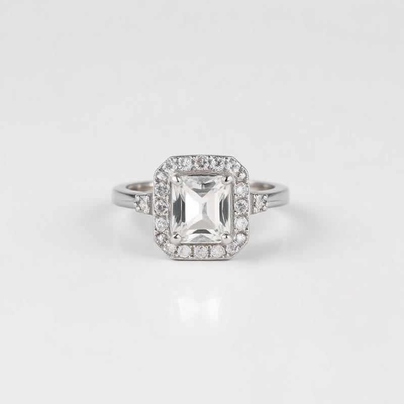Halo Solitaire Ring 1.50ct